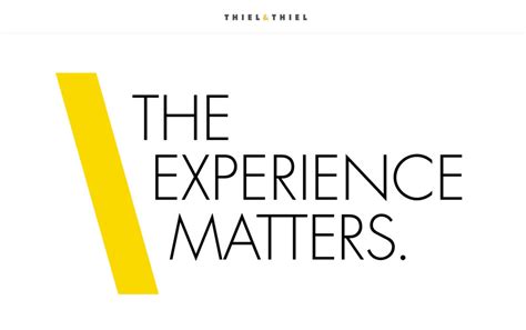 experience matters